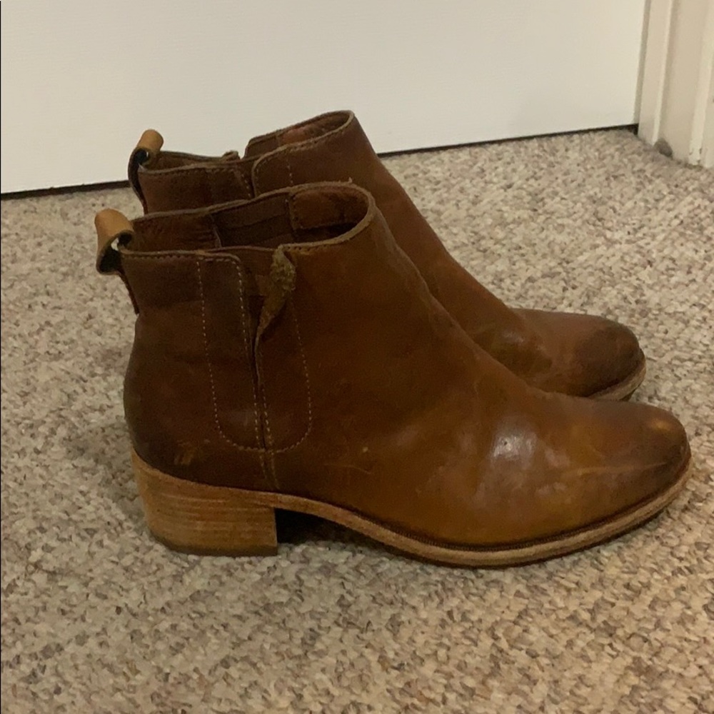 Kork-Ease Brown Ankle Boots - Picture 3 of 12